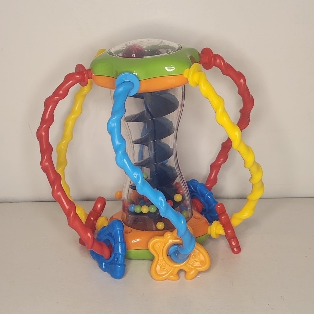 6” Colorful Rattle Bead Activity Ball Baby Toy